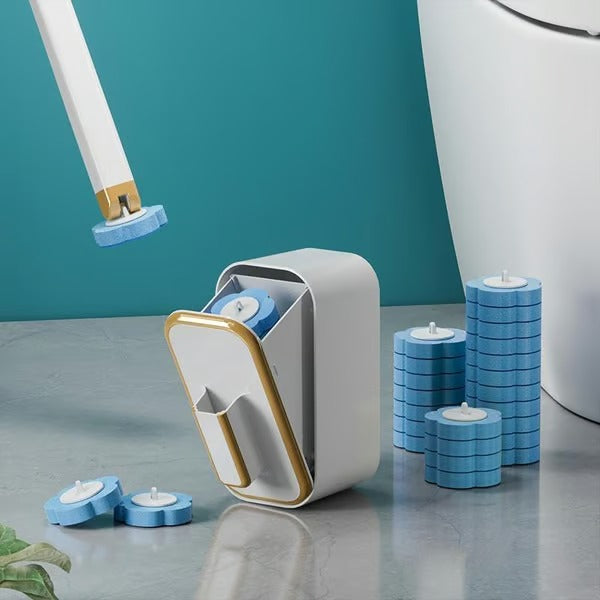 CleanNest – Wall-Mounted Toilet Brush Set