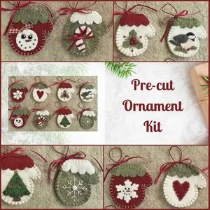 HeartHaven – Pre-Cut Felt Holiday Ornament Kit