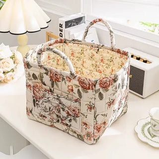 BohoNest – Woven Fabric Storage Basket