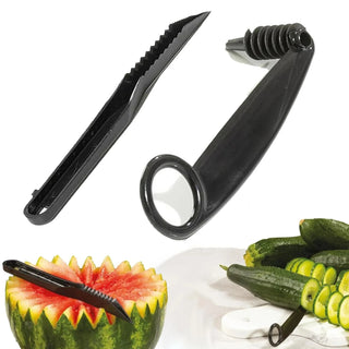 GarnishGenius Tools – Spiral & V-Shaped Decorating Kit