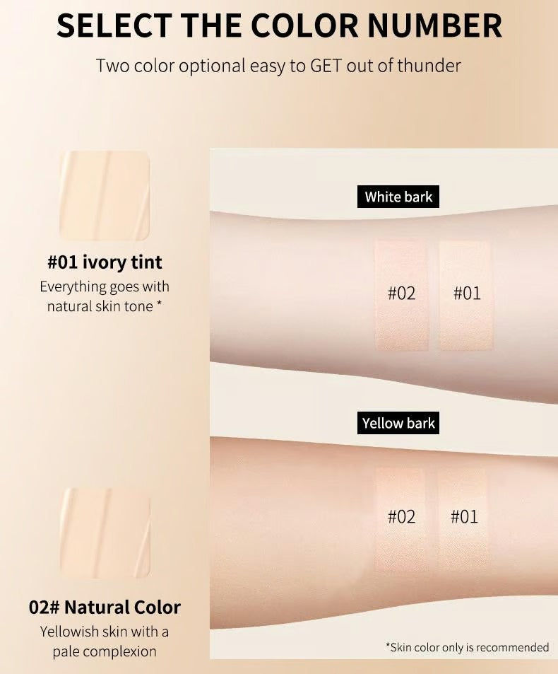 SilkAura – High Coverage SPF50+ Foundation Brush