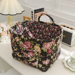 BohoNest – Woven Fabric Storage Basket