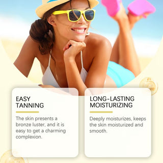 OceAura – Gold Shimmer Tan Accelerator Gel