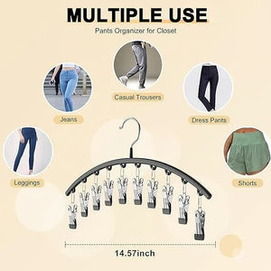 ClipNest – Space Saving Legging Organizer with 10 Clips