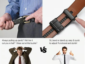 FlexFit – Adjustable Leather Ratchet Belt