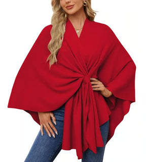 SereneFall – Chic Shawl Wrap for Transitional Weather