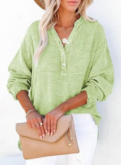 StyleEase – Relaxed Long Sleeve Casual Top