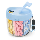 EasyDose – Compact Pill Dispenser with 6 Compartments