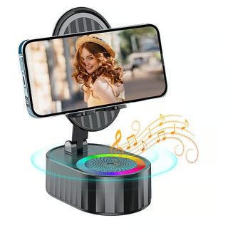 EchoDock – Smart Stand with Induction Speaker / Power Bank And Light Ambience