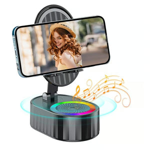 EchoDock – Smart Stand with Induction Speaker / Power Bank And Light Ambience
