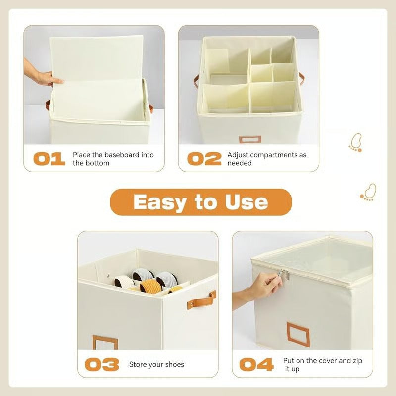 StepSort – Smart Fabric Shoe Storage Box