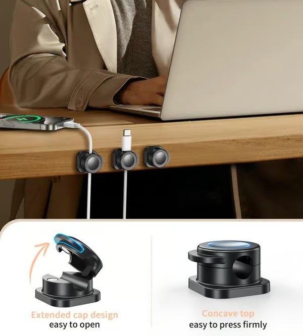 OrbitClip – Sleek Magnetic Cable Docking Tool