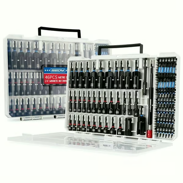 BoltMaster – Magnetic Impact Nut Driver Kit (46 pcs)