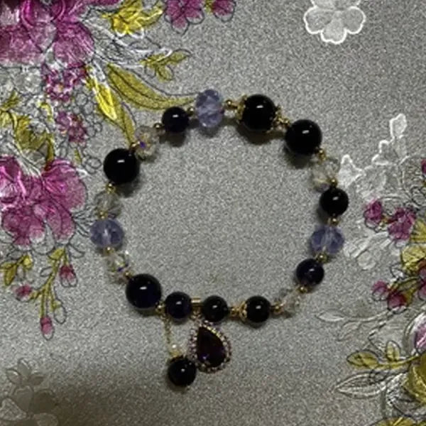 LunaDrop – Natural Amethyst Bracelet