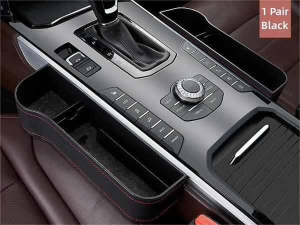 CruzeLuxe – Premium Leather Car Seat Organizer