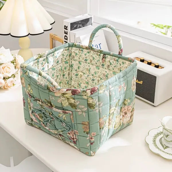 BohoNest – Woven Fabric Storage Basket