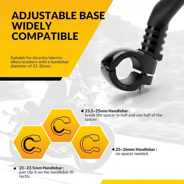 ClearRide – Adjustable Bike Mirror Set