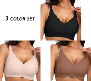 SilkBloom – Seamless Scalloped Push Up Bra