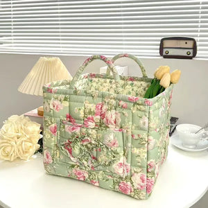 BohoNest – Woven Fabric Storage Basket