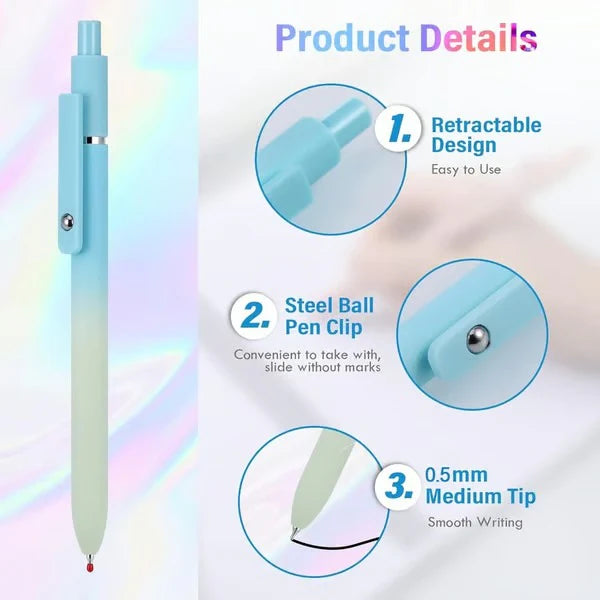 WriteEase – Comfortable Grip Gel Pens