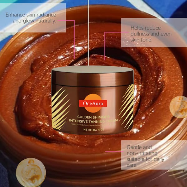 OceAura – Gold Shimmer Tan Accelerator Gel
