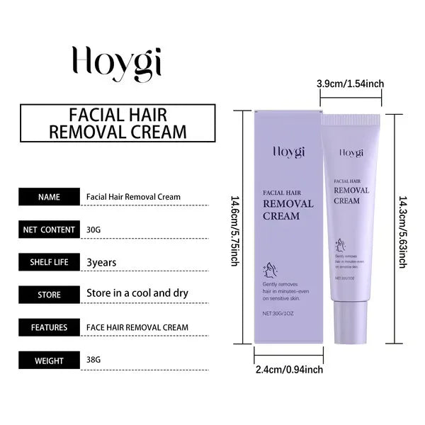 SilkErase – Gentle & Painless Facial Hair Removal Cream