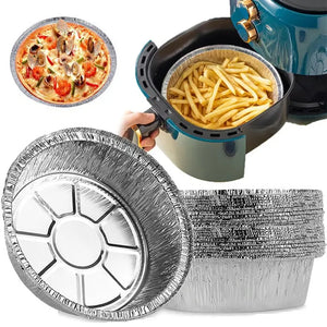 CrispGuard – Reusable Air Fryer Foil Liners (50 pcs)
