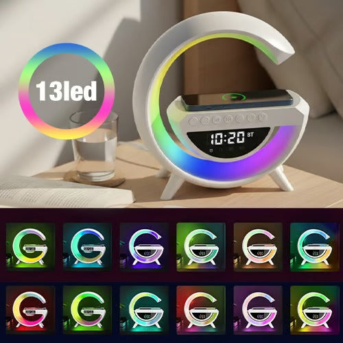 EchoGlow –  Wireless Charging Bluetooth Speaker