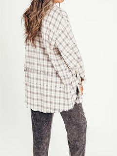 StreetLoom – Washed Oversized Shacket with Pockets