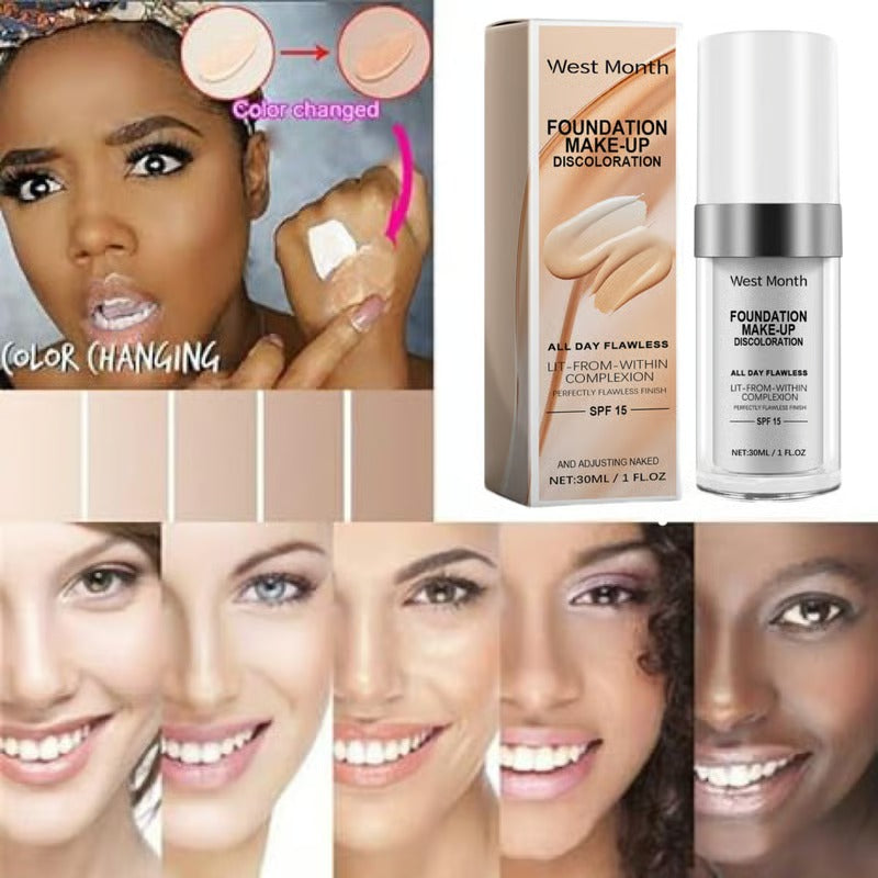 TimeGlow – Smart Tone Foundation for Smooth Radiance
