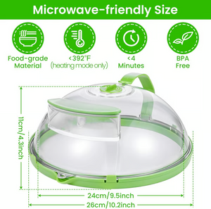 SteamGuard – Microwave Food Cover Lid