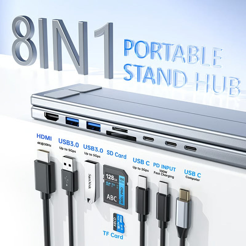 StandConnect – 8 in 1 Multi Port Laptop Stand
