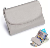 GrainFold – Unisex Pebble Leather Wallet