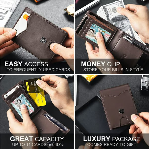 SlimLock – RFID Blocking Carbon Wallet for Men