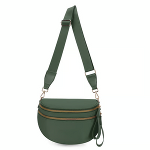 IrisLuxe – Best Version Crossbody with Double Zips