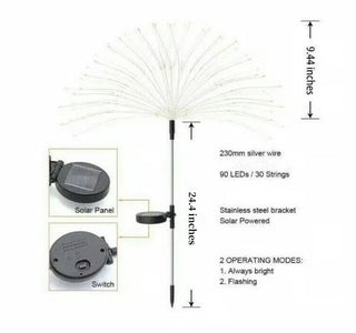 StarBloom – Waterproof Solar Fireworks Garden Light