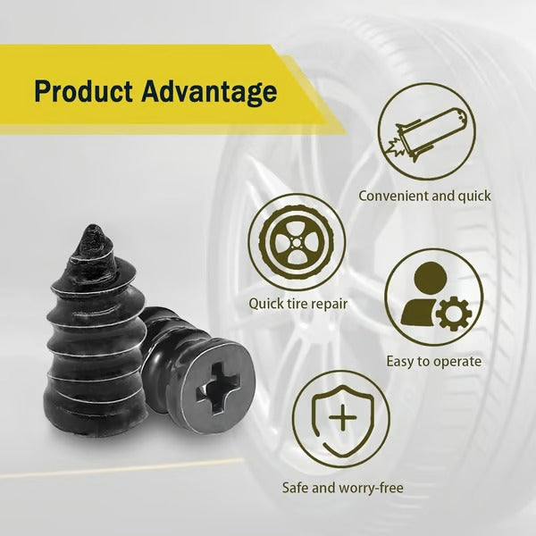 TreadFix – 60PCS Tire Repair Rubber Nail Kit