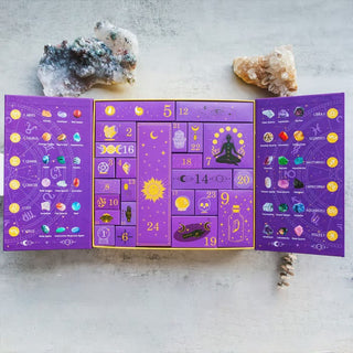 MysticMoon Halloween Countdown Crystal Box – 31 Days of Magic