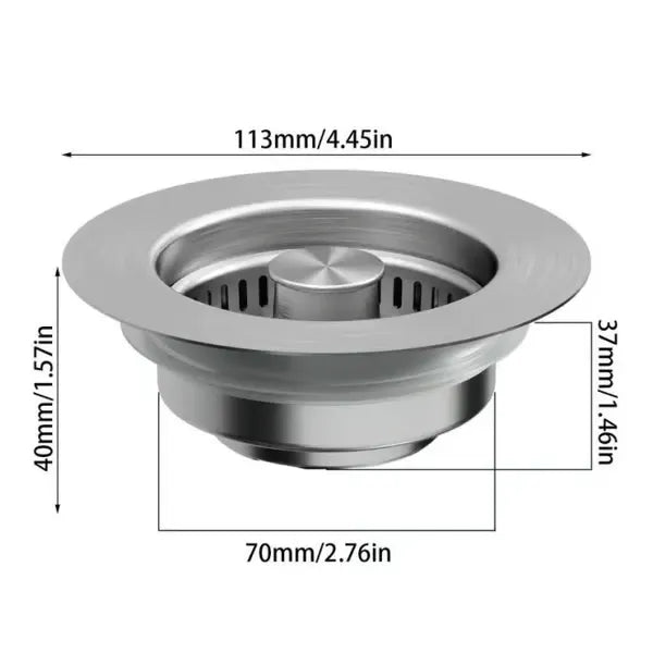 DrainMate – 3 in 1 Kitchen Sink Strainer Tool