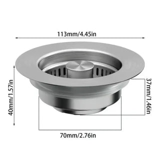 DrainMate – 3 in 1 Kitchen Sink Strainer Tool