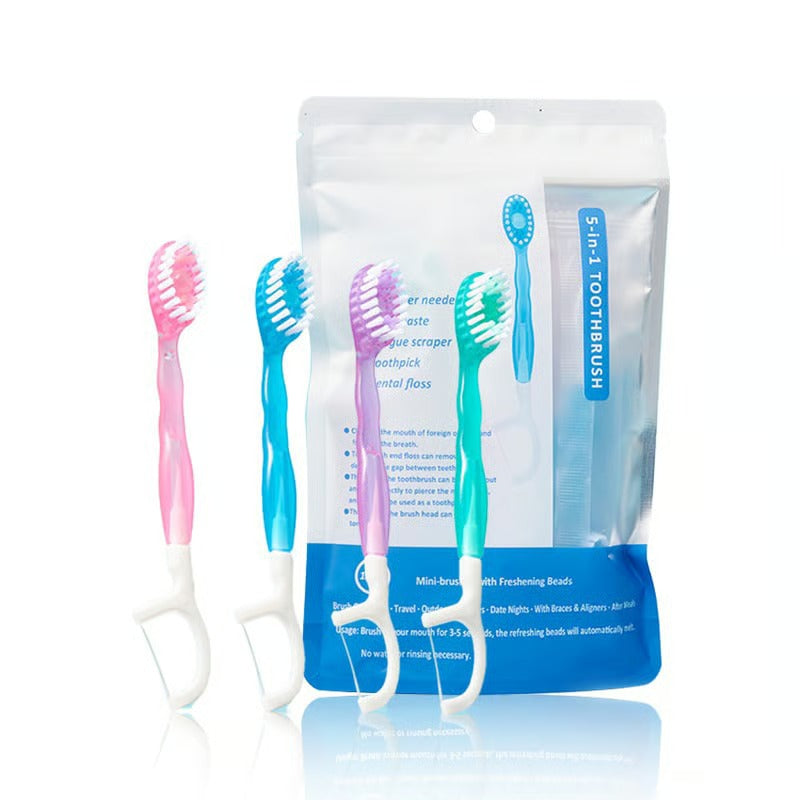 SmileKit – 5 in 1 Portable Oral Care Set