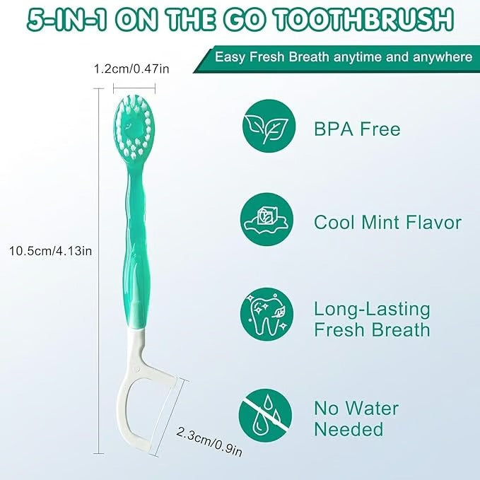 SmileKit – 5 in 1 Portable Oral Care Set