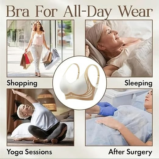 LiftLuxe – Wireless Push Up Gather Bra