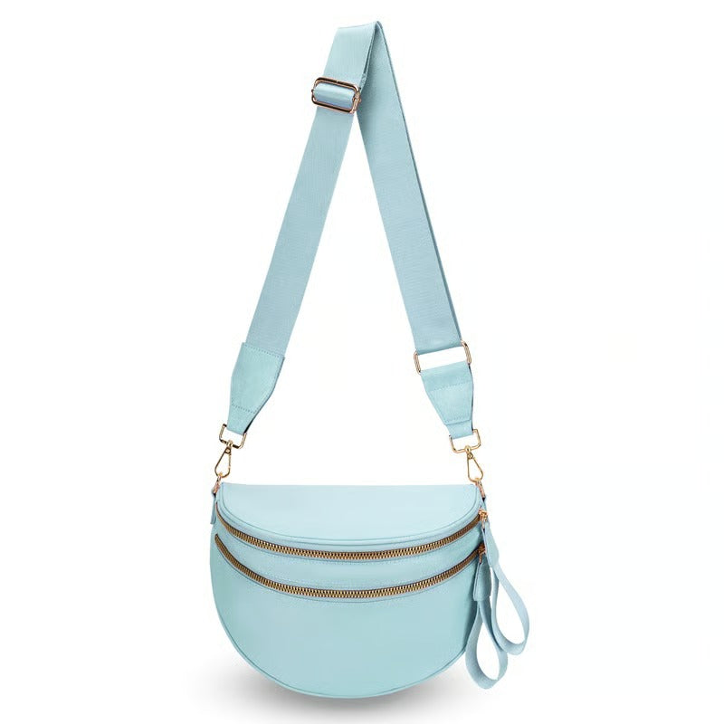 IrisLuxe – Best Version Crossbody with Double Zips