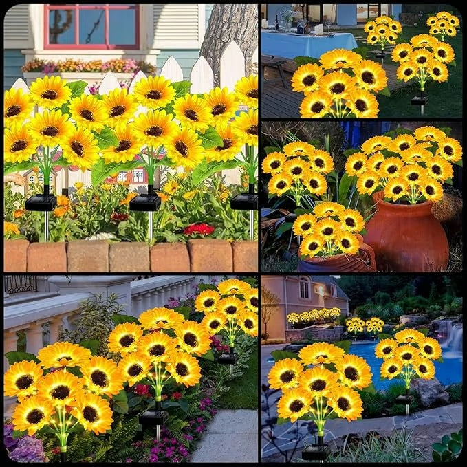 SunBloom – Solar Powered LED Sunflower Garden Lights