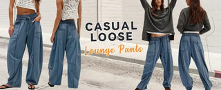 ComfyBarrel – Wide Leg Lounge Sweatpants with Pockets