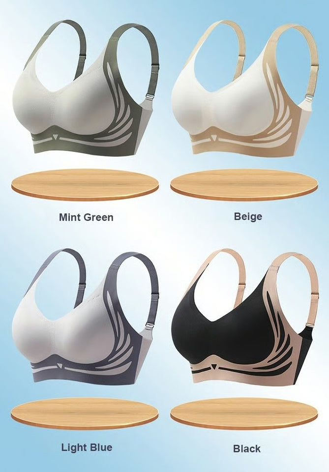 LiftLuxe – Wireless Push Up Gather Bra