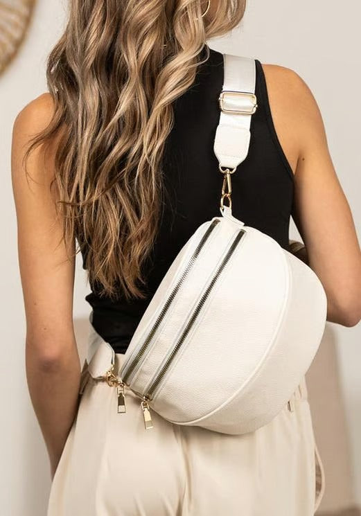 IrisLuxe – Best Version Crossbody with Double Zips