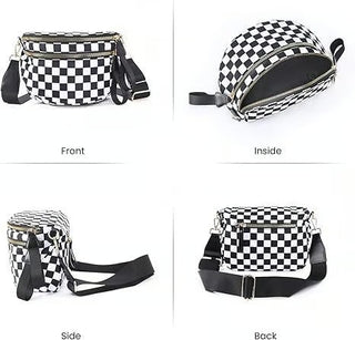 IrisLuxe – Best Version Crossbody with Double Zips