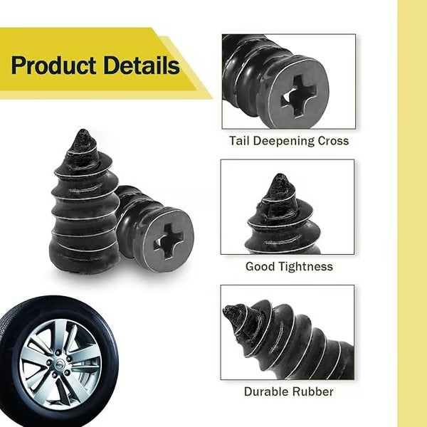 TreadFix – 60PCS Tire Repair Rubber Nail Kit